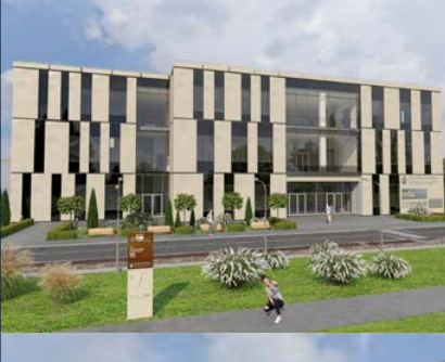 Ansicht eines Universitätsgebäudes