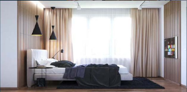 Modernisiertes Schlafzimmer